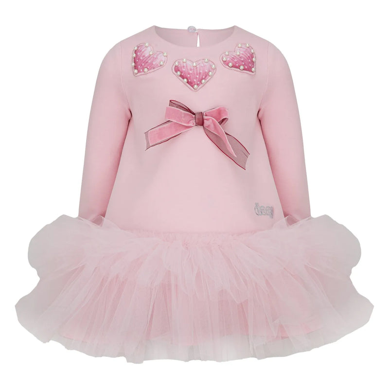 Daga girl's pink tulle dress - 10829.