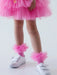 Closer look at the Daga tulle frilled socks.