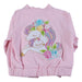 Back of the Daga pink unicorn jacket.