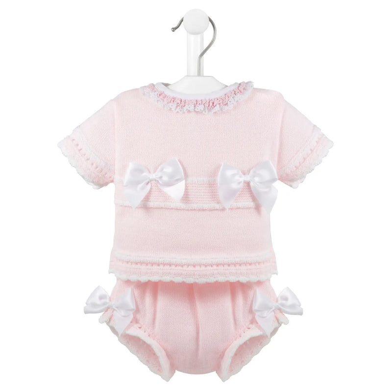 Dandelion baby girl's bow bloomer set - a4900.