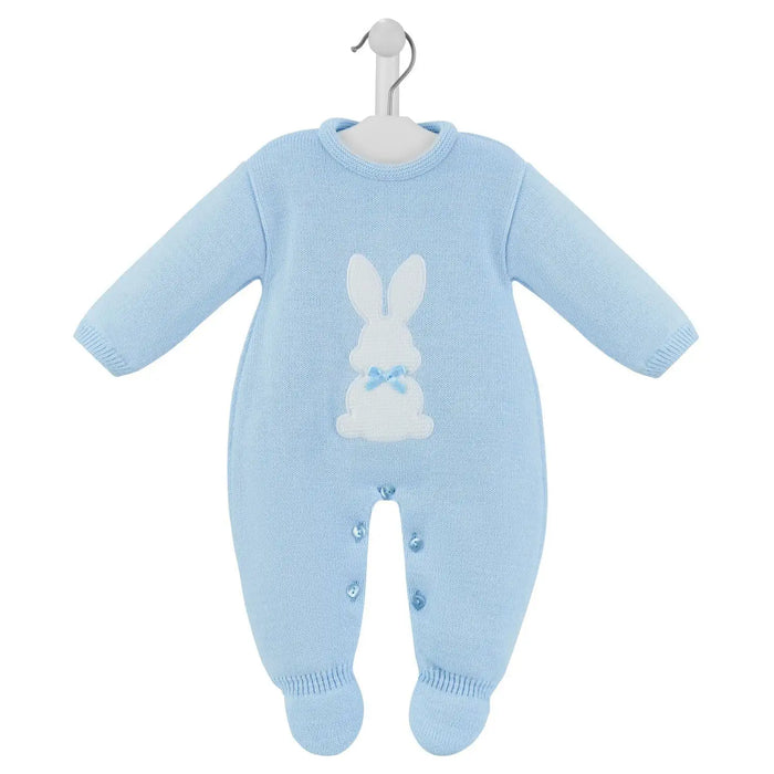 Dandelion blue bunny babygrow - a4423.