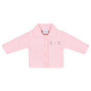 Dandelion girl's pink bunny cardigan - a2655.