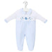 Dandelion blue jungle friends babygrow - av2085.