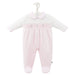 Dandelion pink rabbit & star babygrow - av6128.