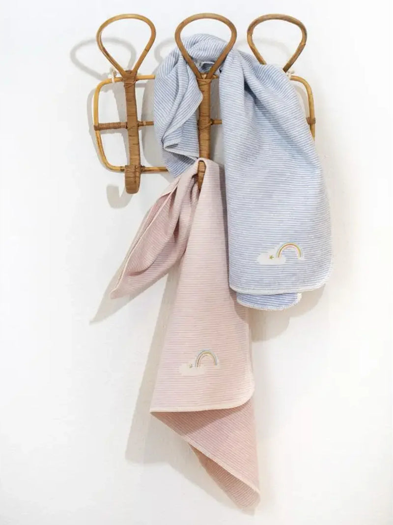 David Fussenegger Juwel Blanket - Blue Rainbow.