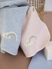 David Fussenegger Juwel Blanket - Pink Rainbow.