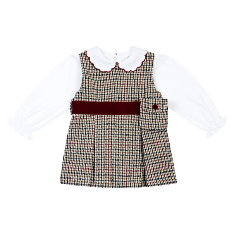 Deolinda balmoral pinafore set - 26608.
