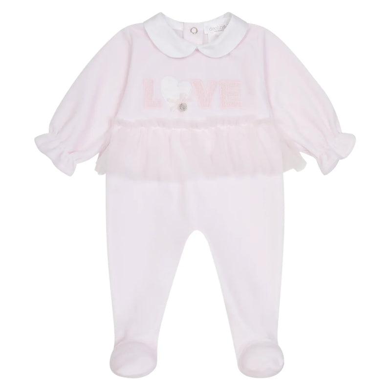Deolinda baby girl's love babygrow - 25113.