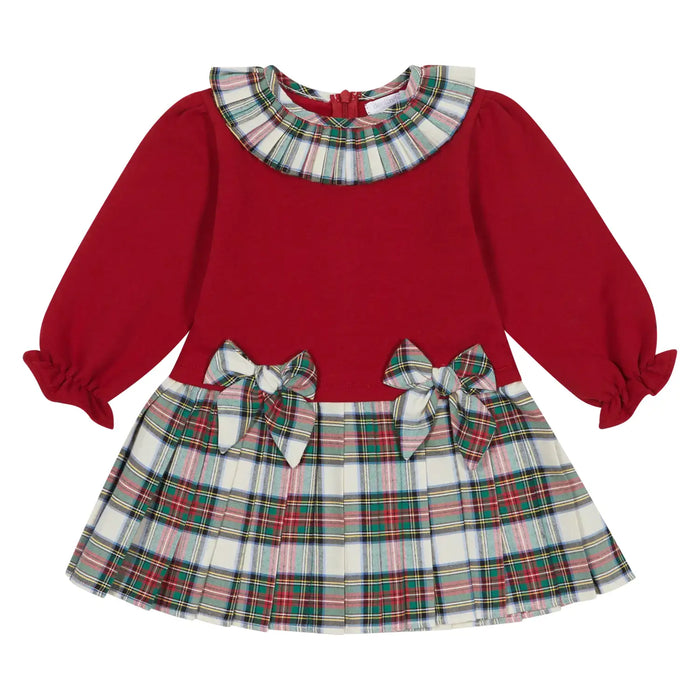 Deolinda red plaid dress - 24405.