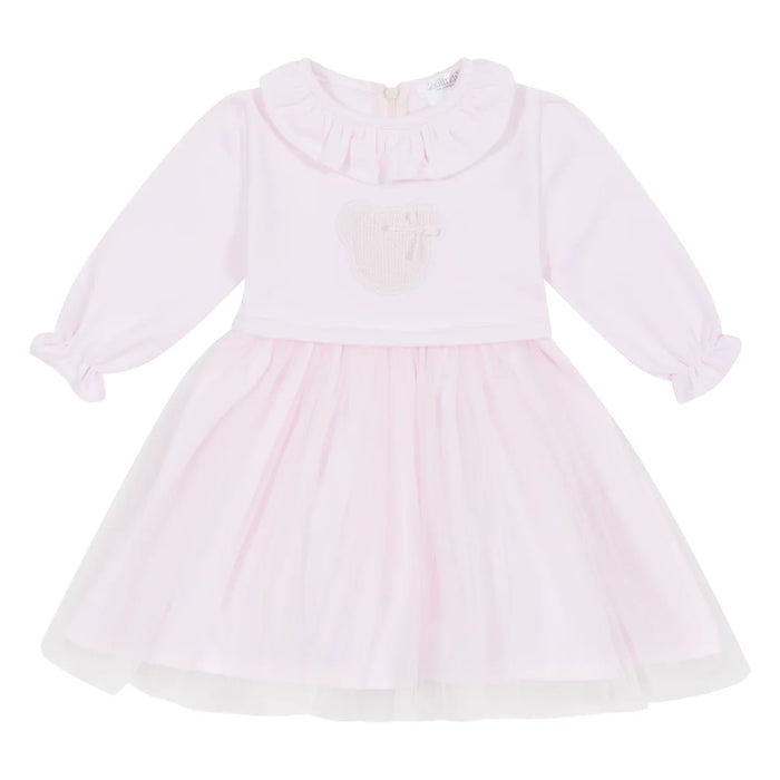 Deolinda girl's pink tulle dress - 24415.