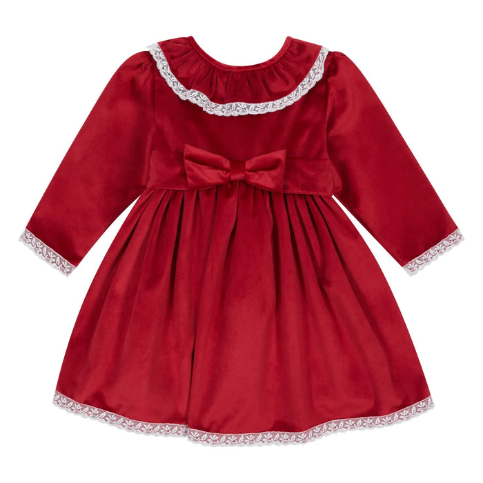 Deolinda red velvet dress - 24407.