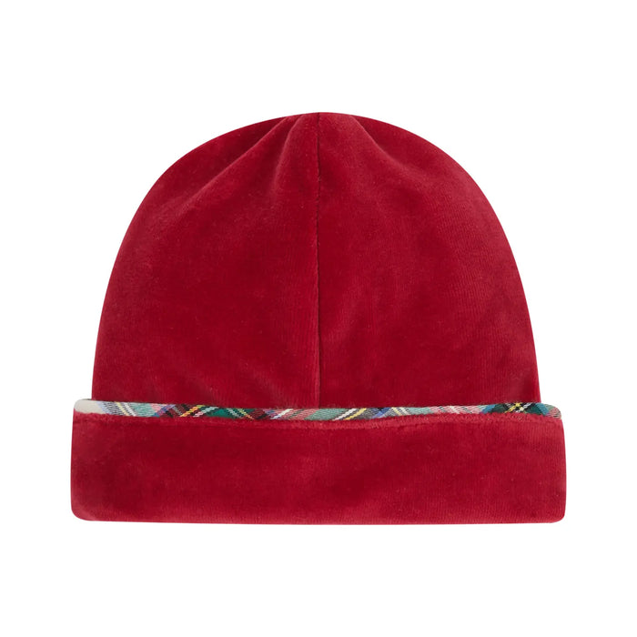 Deolinda Velvet Hat - Red