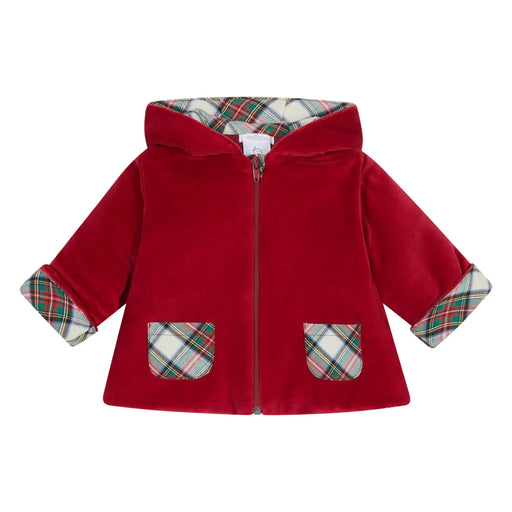 Deolinda red velvet jacket - 241205.