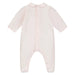 Back of the Emile et Rose pink fleur babygrow.