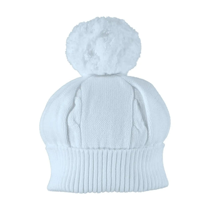 Emile et Rose fuzzy bobble hat - 4658.