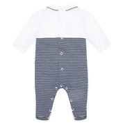 Back of the Emile et Rose jasper babygrow.