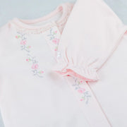 Closer look at the Emile et Rose jennifer babygrow.