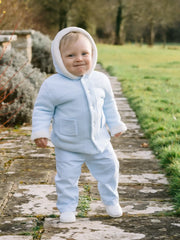 Baby boy wearing the Emile et Rose kai jacket.