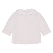 Kaitlin long sleeve pink top.