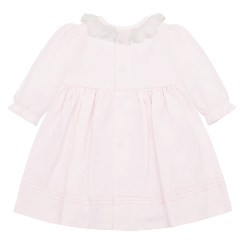 Rear view of the Emile et Rose kara dress.