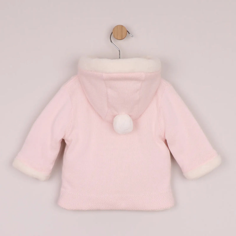 Back of the Emile et Rose kitty knitted jacket.