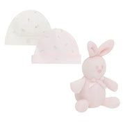 Emile et Rose linzi gift set with matching pink bunny.