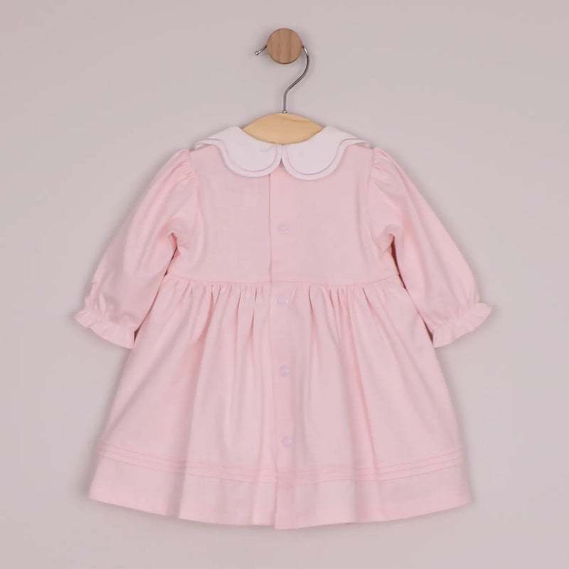 Back of the Emile et Rose pink maggie dress.
