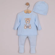 Emile et Rose pale blue marco leg warmer set - 6520.