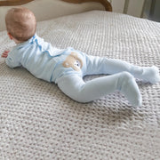 Emile et Rose marco leg warmer set with teddy bear design on the back.