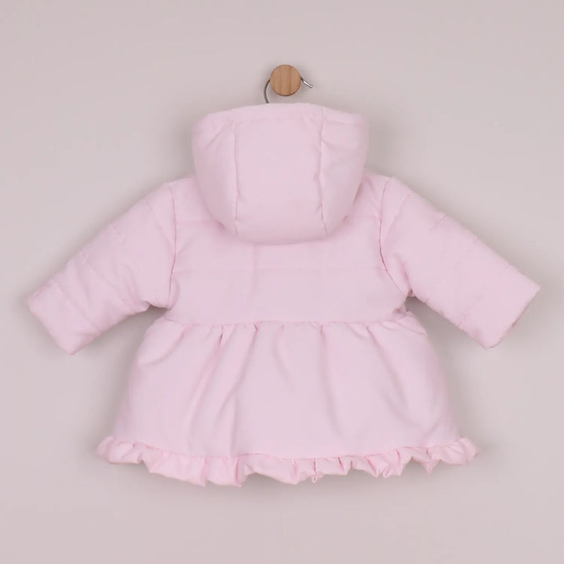 Back of the Emile et Rose pink megan jacket.