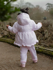 Emile et Rose megan jacket with dainty ruffled hem.