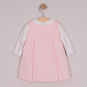Back of the Emile et Rose pink mitzi dress.