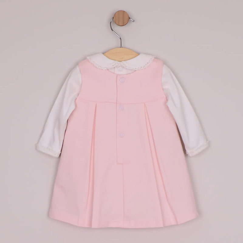 Back of the Emile et Rose pink mitzi dress.