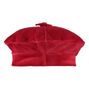 Emile et Rose red coat with matching red beret.