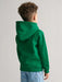 Back of the GANT green archive shield hoodie.