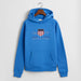 GANT blue archive shield hoodie - 806784.