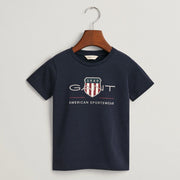 Gant Archive Shield T-Shirt - Navy.