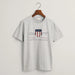GANT grey archive shield t-shirt - 905229.