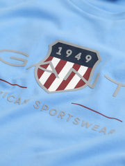 Closer look at the GANT archive shield t-shirt.