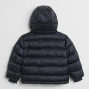 Back of the GANT navy cloud jacket.