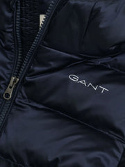 Closer view of the GANT cloud jacket.