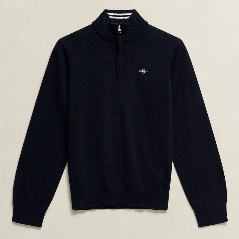 GANT Half Zip Sweatshirt - Navy
