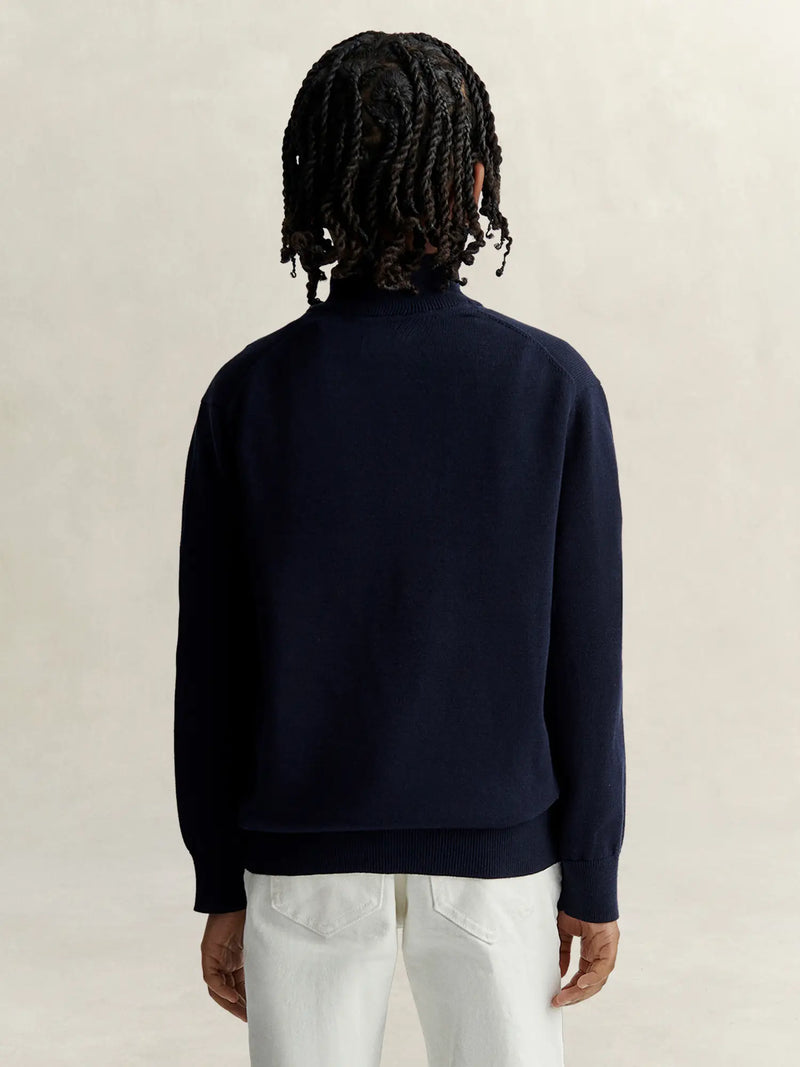 GANT Half Zip Sweatshirt - Navy