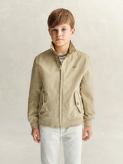 Closer look at the GANT harrington jacket.