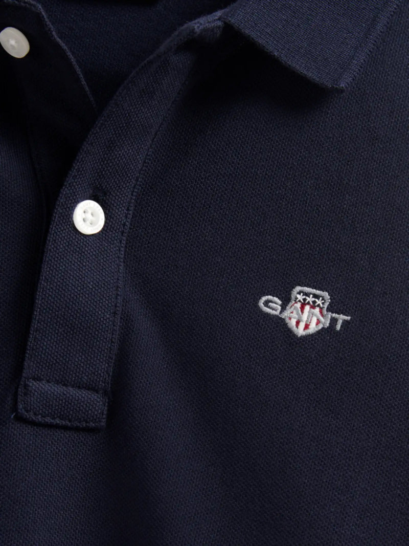 GANT L/S Rugby Shirt - Navy