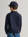 Back view of the GANT long sleeve rugby shirt.