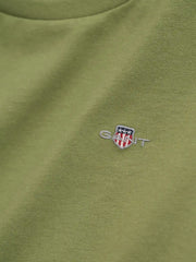 Closer look at the GANT long sleeve shield t-shirt.