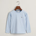 GANT boy's blue l/s shield t-shirt - 805180.
