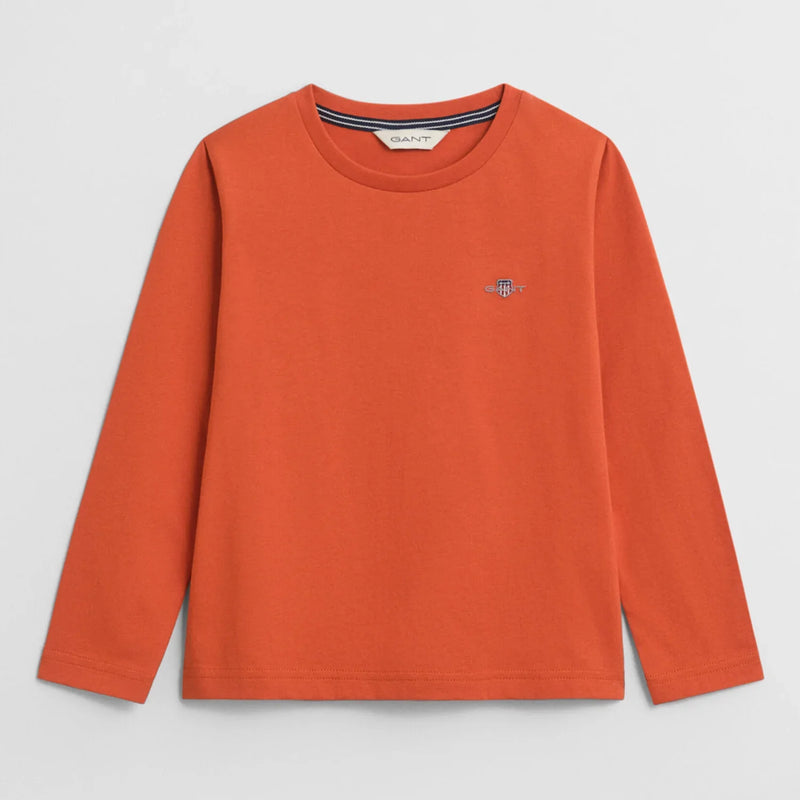 GANT boy's long sleeve shield t-shirt - 805180.