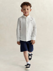 GANT white oxford shirt, modelled by boy.